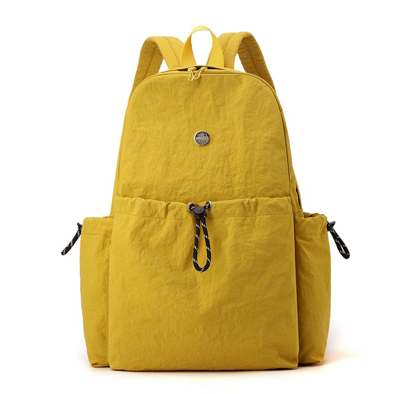 Однотонный рюкзак Женский большой вместимости Рюкзак для улицы Студенческий школьный рюкзак жёлтый
Однотонный рюкзак Женский большой вместимости Рюкзак для улицы Студенческий школьный рюкзак жёлтый