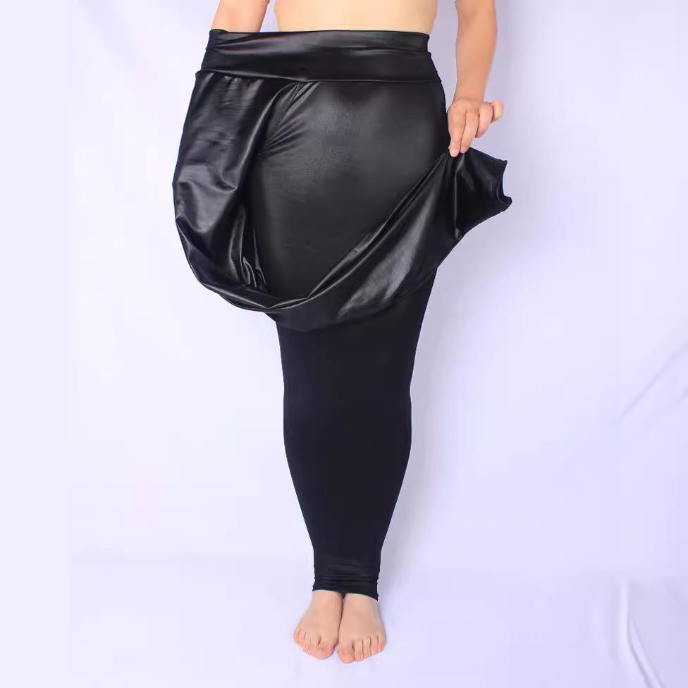 Женские леггинсы размера PLUS 6XL 7XL, черные, с высокой талией, из искусственной кожи, для фитнеса, эластичные, обтягивающие брюки-карандаш 7XL чёрный
Женские леггинсы размера PLUS 6XL 7XL, черные, с высокой талией, из искусственной кожи, для фитнеса, эластичные, обтягивающие брюки-карандаш 7XL чёрный