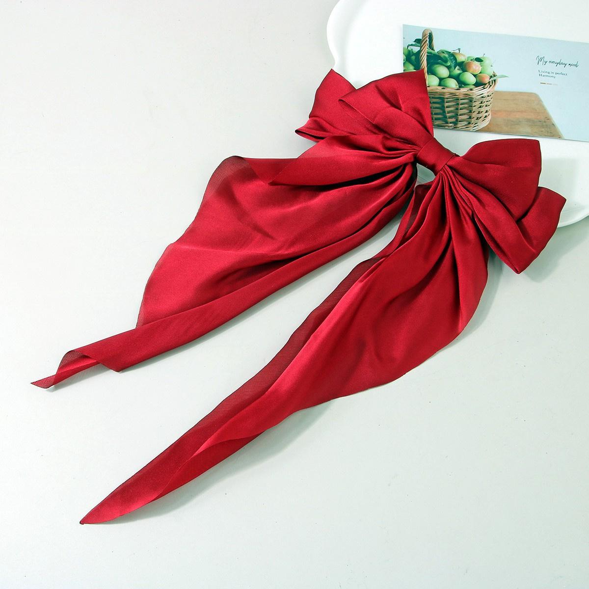 Модные атласные ленты, бант, аксессуары для волос, женская простая темпераментная заколка-бант, заколка-пружина для затылка
Модные атласные ленты, бант, аксессуары для волос, женская простая темпераментная заколка-бант, заколка-пружина для затылка