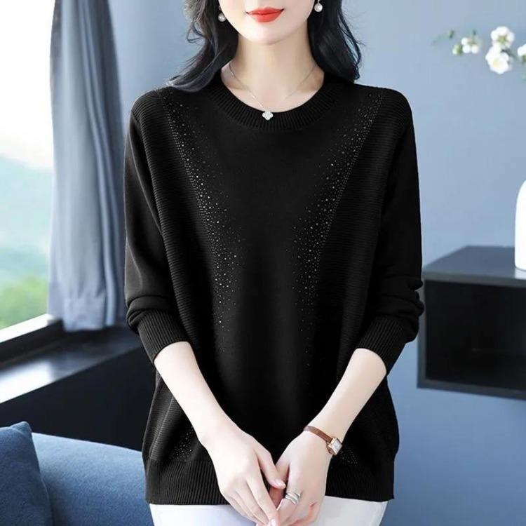 Oversize Warm Knitted Sweater for Women Long Sleeve Pullover Tops Winter Autumn Thickened Jumper L чорний
Oversize Warm Knitted Sweater for Women Long Sleeve Pullover Tops Winter Autumn Thickened Jumper L чорний