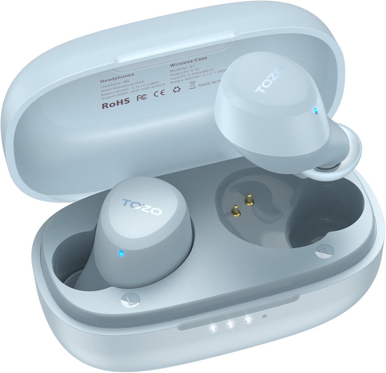 TOZO A1 Беспроводные наушники Маленькие сверхлегкие Bluetooth наушники Микрофон Премиум-звук с дальним подключением Наушники с зарядным чехлом Автоматические
TOZO A1 Беспроводные наушники Маленькие сверхлегкие Bluetooth наушники Микрофон Премиум-звук с дальним подключением Наушники с зарядным чехлом Автоматические