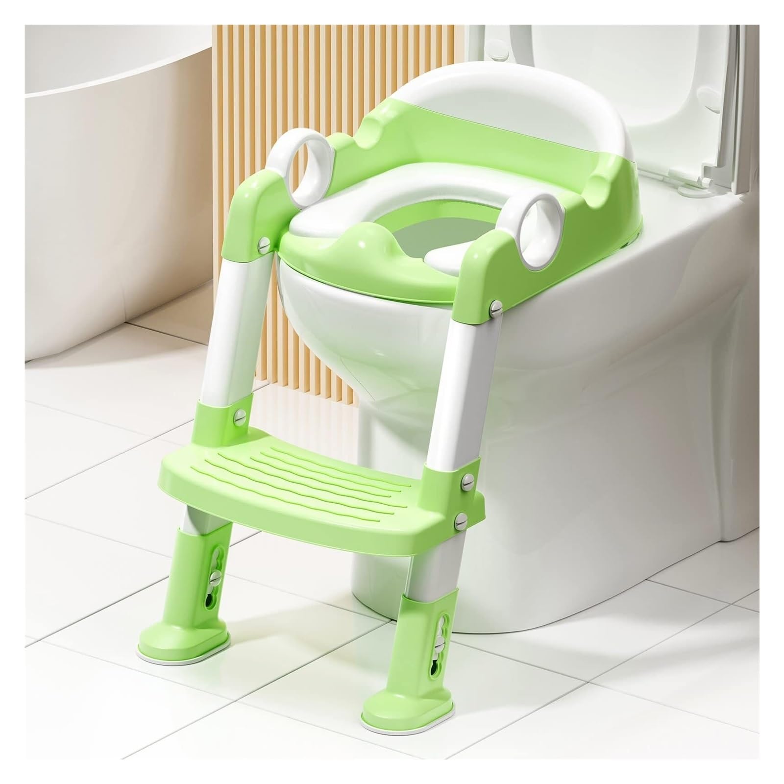 Potty Training Seat with Step Stool Ladder for Boys and Toddler Potty Training Seat with Adjustable Wide Step Girls, Handles, Height, Anti-Slip (Color зелёный
Potty Training Seat with Step Stool Ladder for Boys and Toddler Potty Training Seat with Adjustable Wide Step Girls, Handles, Height, Anti-Slip (Color зелёный