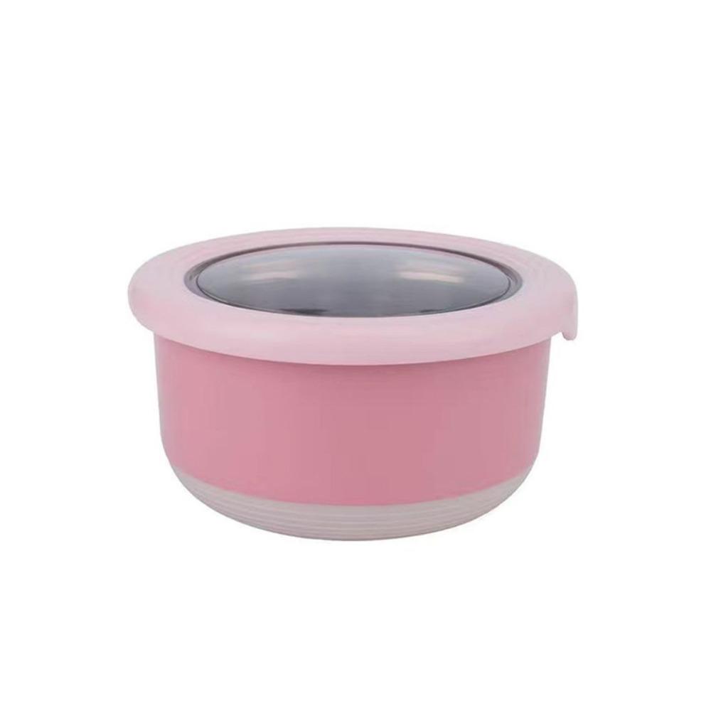 Round Stainless Steel Fresh-keeping Box Japanese-style Food Sealing Bowl Crisper for Student Kids S розовый
Round Stainless Steel Fresh-keeping Box Japanese-style Food Sealing Bowl Crisper for Student Kids S розовый