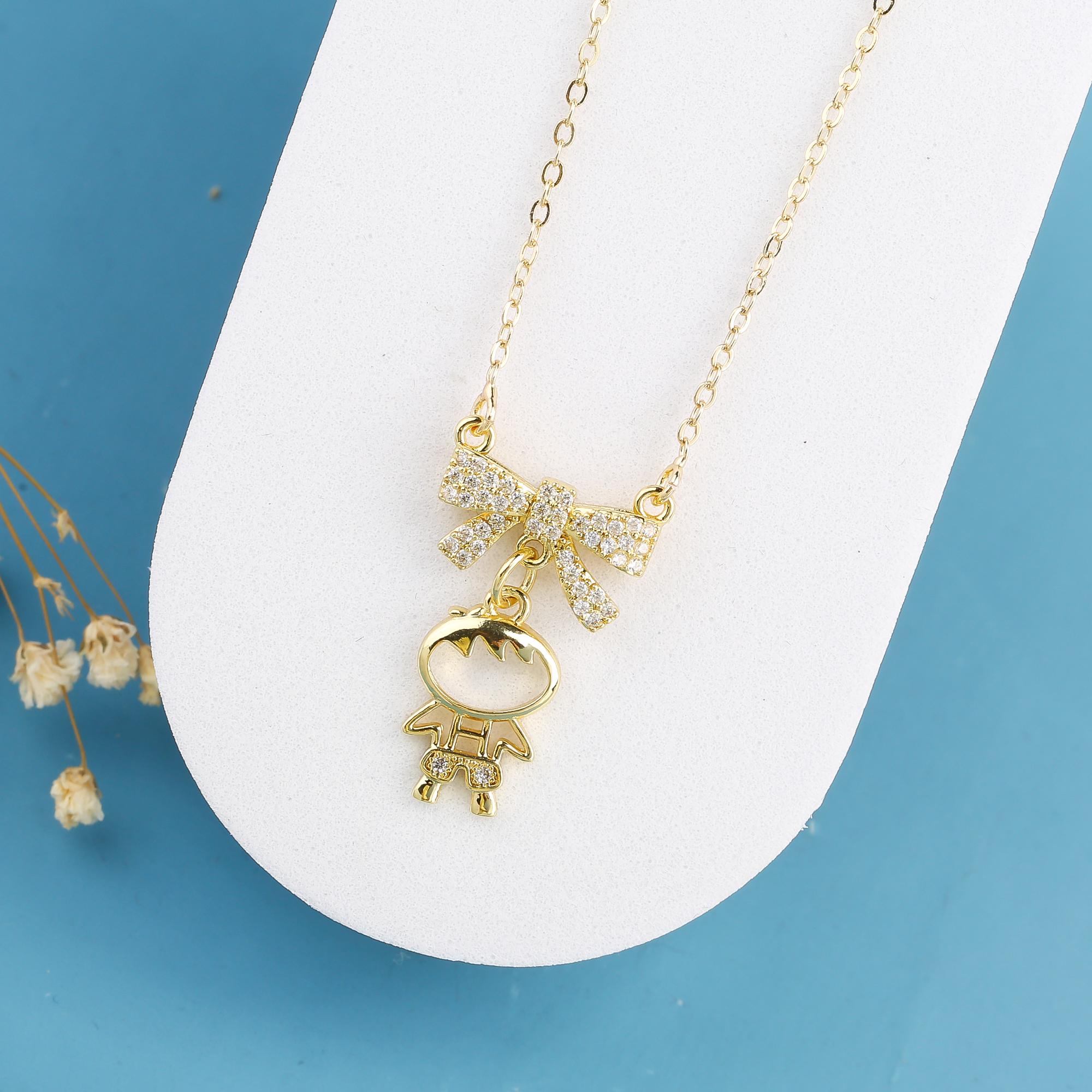 Trendy Copper Zircon Boys and Girls Pendant for Women Gold Plated Clavicle Chain Necklace Family Mother s Day Gift Zircon
Trendy Copper Zircon Boys and Girls Pendant for Women Gold Plated Clavicle Chain Necklace Family Mother s Day Gift Zircon