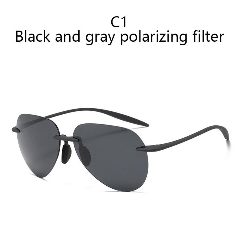 Сверхлегкие безободковые солнцезащитные очки-эллипсы с защитой от УФ-лучей, дизайн в форме жабы для мужчин, поляризованные очки для водителя Polarizing film
Сверхлегкие безободковые солнцезащитные очки-эллипсы с защитой от УФ-лучей, дизайн в форме жабы для мужчин, поляризованные очки для водителя Polarizing film