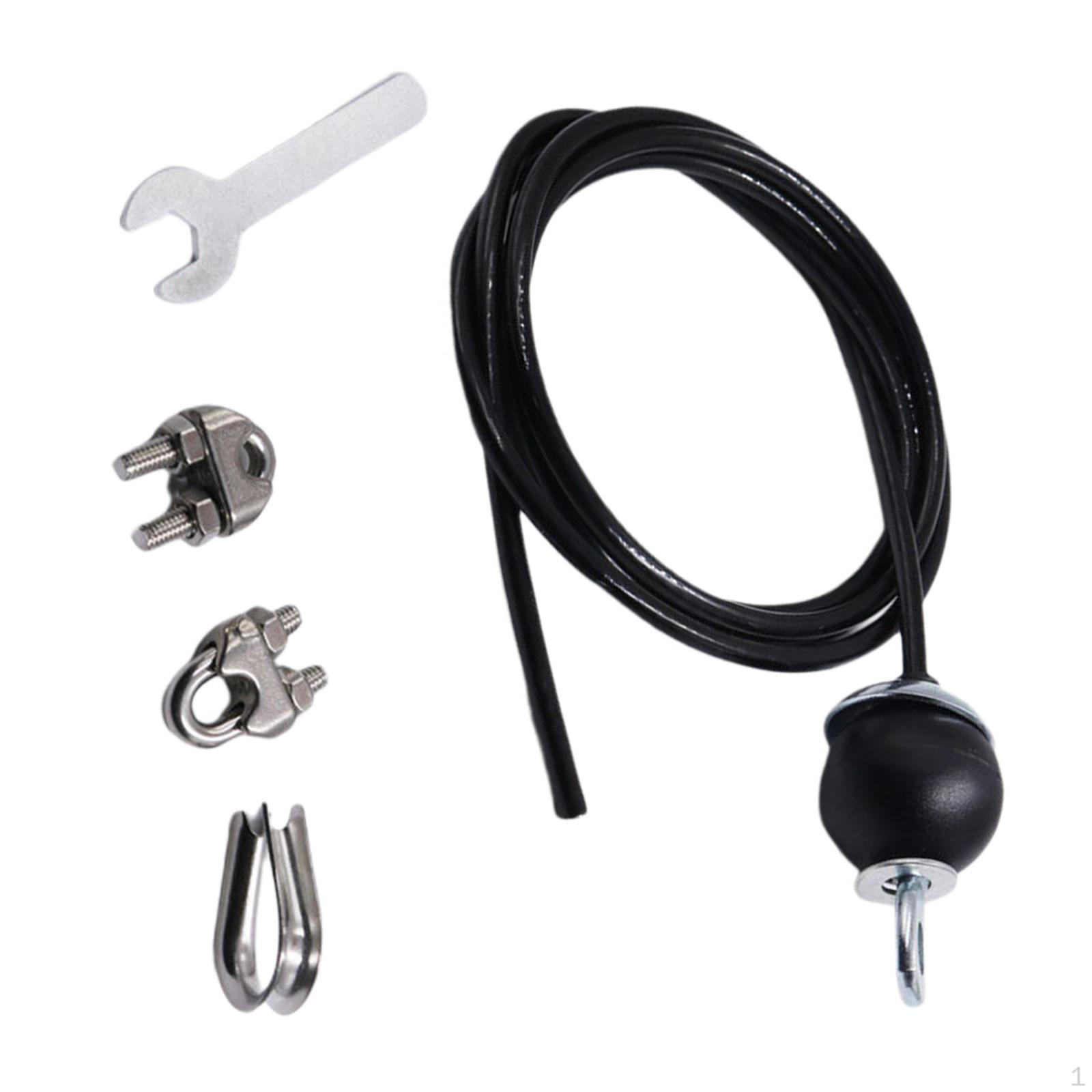 Steel Wire Rope Kit with Rubber Length Adjustable Gym Cable for Exercise Attachment
Steel Wire Rope Kit with Rubber Length Adjustable Gym Cable for Exercise Attachment