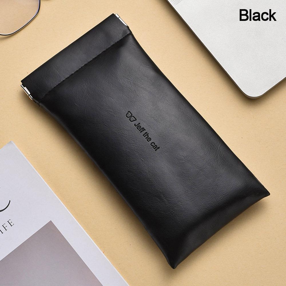 Мягкие кожаные сумки для хранения очков. Простая водонепроницаемая сумка. Подарочный чехол для солнцезащитных очков. чёрный
Мягкие кожаные сумки для хранения очков. Простая водонепроницаемая сумка. Подарочный чехол для солнцезащитных очков. чёрный