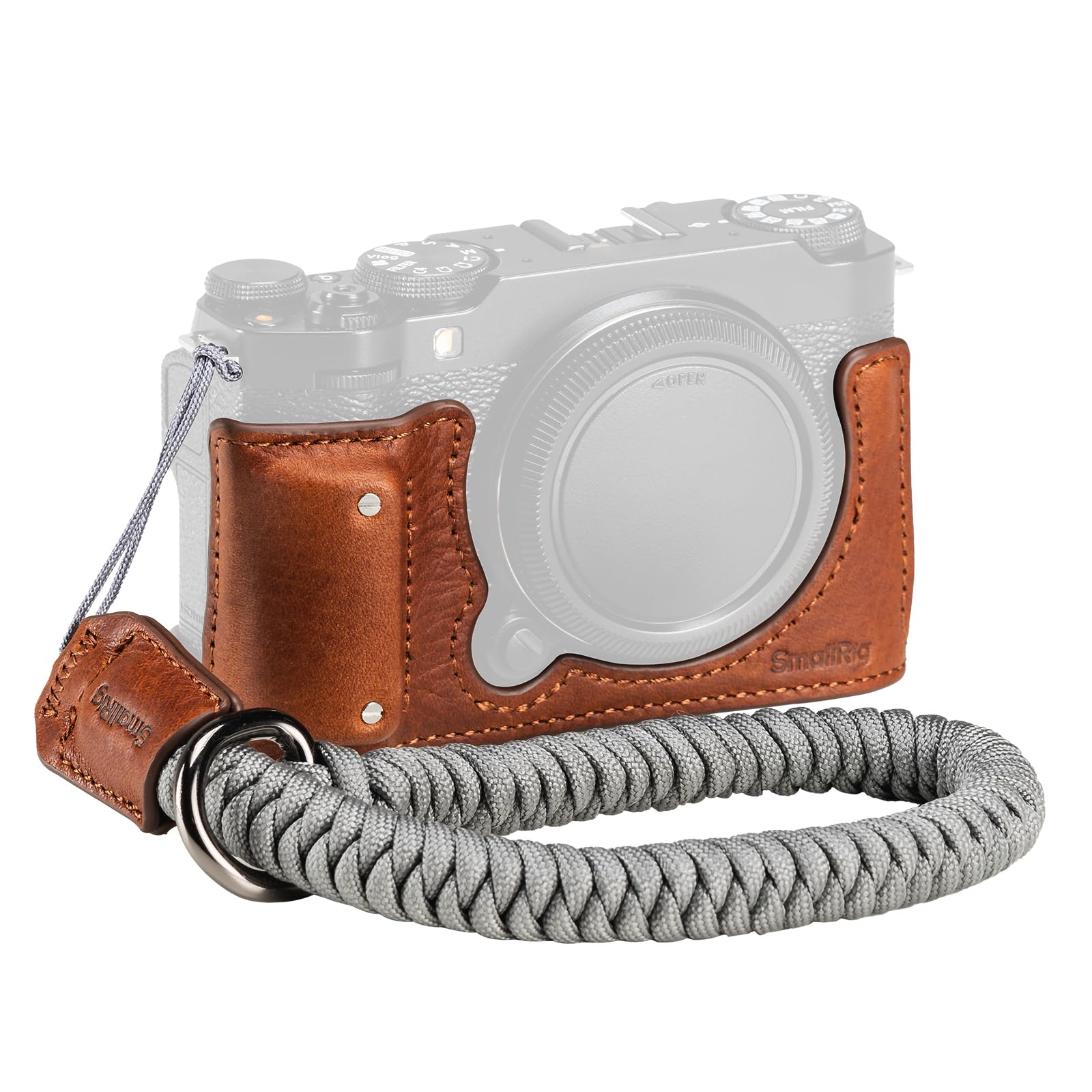 SmallRig X-M5 Leather Camera Half Case Kit, Compatible with FUJIFILM X-M5, Includes Wrist Strap, Genuine Leather, Portable and Protective (Brown) 4880
SmallRig X-M5 Leather Camera Half Case Kit, Compatible with FUJIFILM X-M5, Includes Wrist Strap, Genuine Leather, Portable and Protective (Brown) 4880