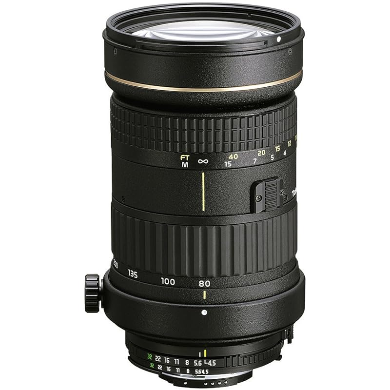 Tokina telephoto zoom lens AT-X 840 D 80-400mm F4.5-5.6 for nikon Film/digital SLR compatible
Tokina telephoto zoom lens AT-X 840 D 80-400mm F4.5-5.6 for nikon Film/digital SLR compatible