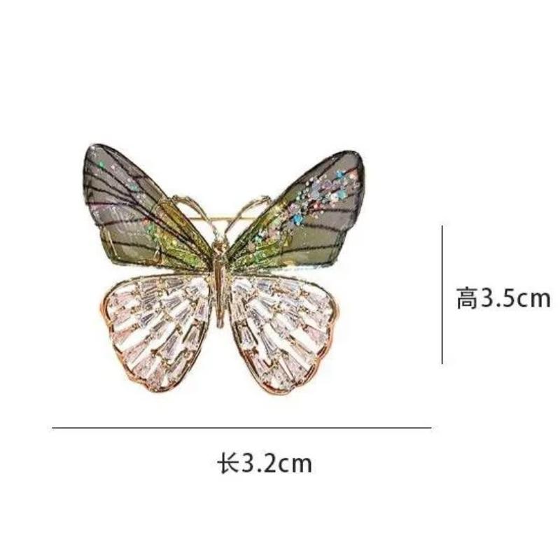 Модная хрустальная брошь-бабочка для женского высококлассного темперамента, аксессуары для пальто и свитера, милый мультяшный кулон-брошь в стиле инс A
Модная хрустальная брошь-бабочка для женского высококлассного темперамента, аксессуары для пальто и свитера, милый мультяшный кулон-брошь в стиле инс A