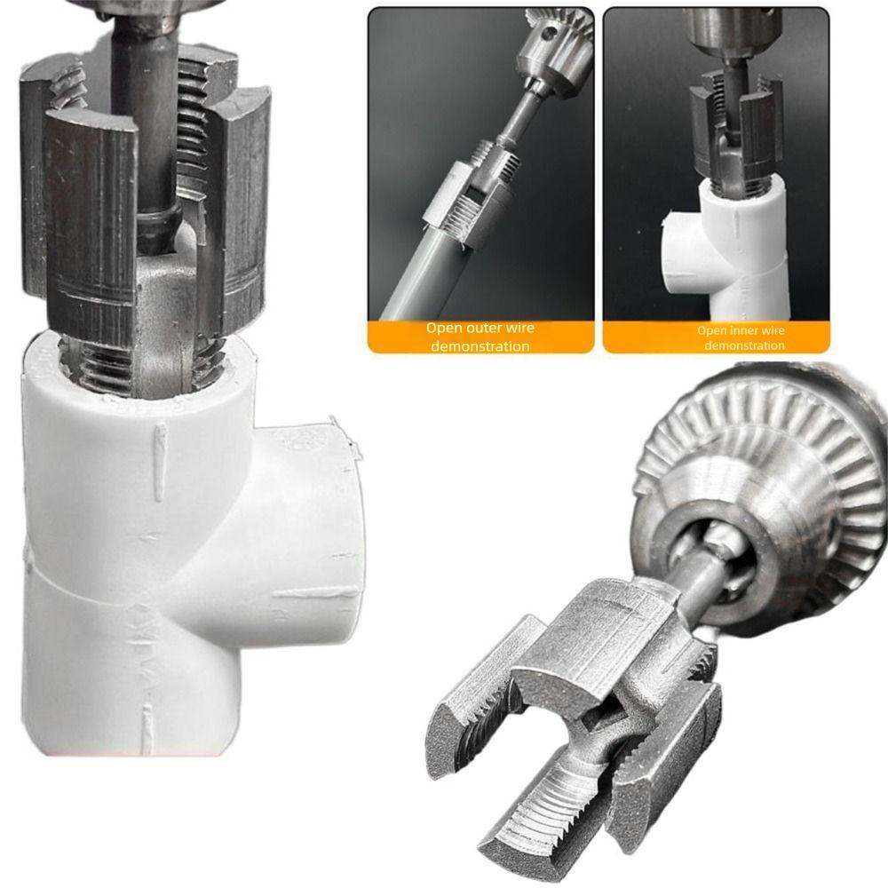 Універсальний електричний дриль для водопровідних труб, що всередині та зовні, разом для нарізання різьби на водопровідних трубах 6 points
Універсальний електричний дриль для водопровідних труб, що всередині та зовні, разом для нарізання різьби на водопровідних трубах 6 points