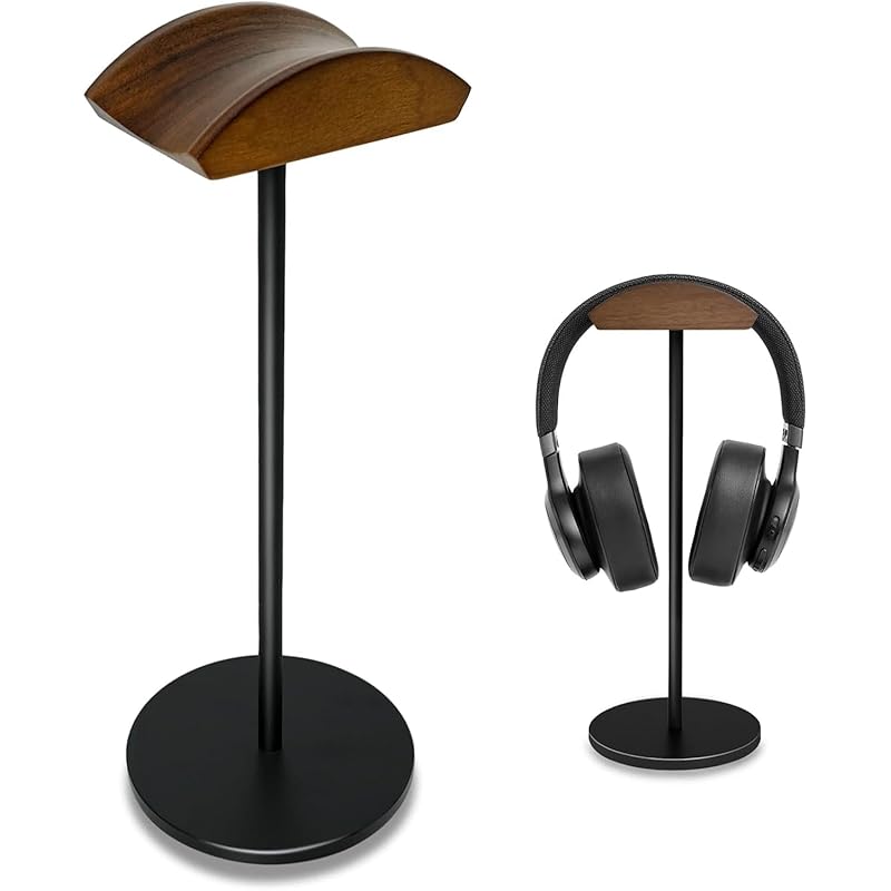 GEVO headphone stand natural wood High-grade black walnut + aluminum alloy specifications headphone stand elegant headphone hanger Telework gaming
GEVO headphone stand natural wood High-grade black walnut + aluminum alloy specifications headphone stand elegant headphone hanger Telework gaming