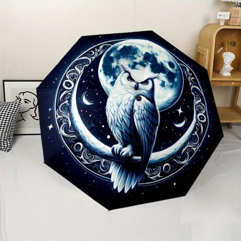 1pc Owl Umbrella - Automatic Open/Close, Lightweight & Portable with Sturdy 8-Rib Iron Frame, Elegant Owl & Moon Design - Comp (as the picture,Iron&8K)
1pc Owl Umbrella - Automatic Open/Close, Lightweight & Portable with Sturdy 8-Rib Iron Frame, Elegant Owl & Moon Design - Comp (as the picture,Iron&8K)
