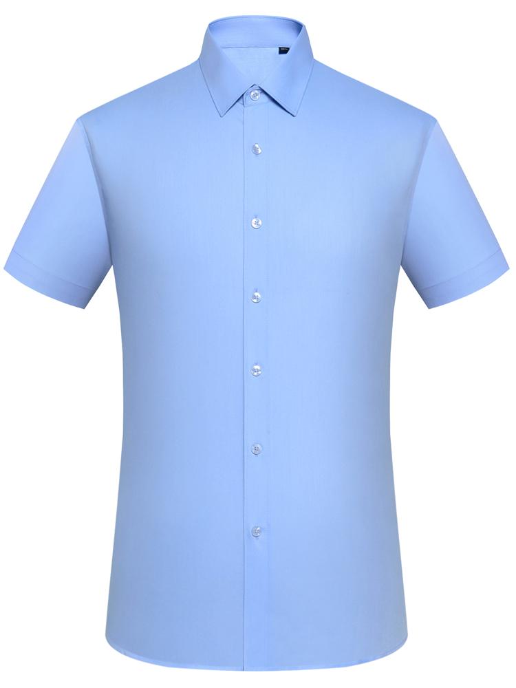 Чоловіча однотонна сорочка, повсякденна дихаюча сорочка з бамбуковим волокном і ґудзиками з коротким рукавом для ділових заходів 44 світло-синій колір
Чоловіча однотонна сорочка, повсякденна дихаюча сорочка з бамбуковим волокном і ґудзиками з коротким рукавом для ділових заходів 44 світло-синій колір