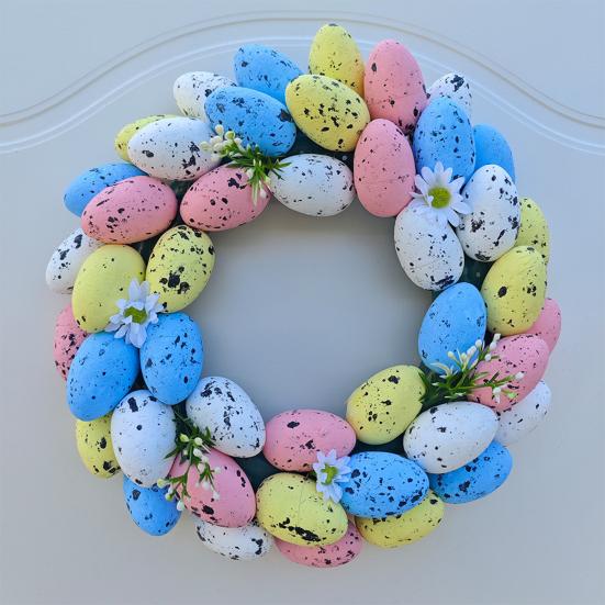 Пасхальное яйцо, цветочный венок ярких цветов, весенний искусственный цветочный венок, гирлянда на входную дверь, весеннее украшение для гостиной 33cm
Пасхальное яйцо, цветочный венок ярких цветов, весенний искусственный цветочный венок, гирлянда на входную дверь, весеннее украшение для гостиной 33cm