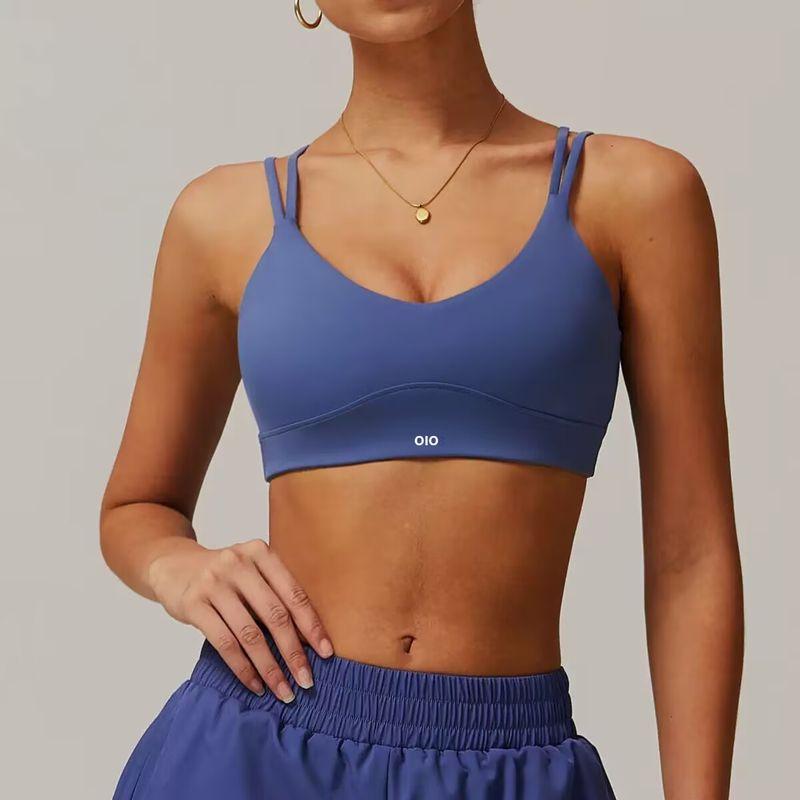 Oiob Yoga Bra Double-Strap Beauty Back Underwear Sports Nude Feel Outer Wear Outdoor Running Skipping Rope Fitness Top Women Blue (Bra) M
Oiob Yoga Bra Double-Strap Beauty Back Underwear Sports Nude Feel Outer Wear Outdoor Running Skipping Rope Fitness Top Women Blue (Bra) M