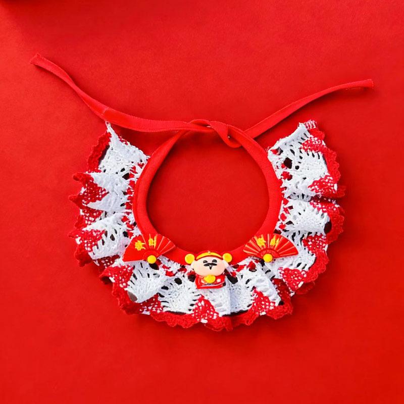 New Year s collar pet saliva towel to block saliva cat scarf new bib scarf teddy autumn and winter decorative products
New Year s collar pet saliva towel to block saliva cat scarf new bib scarf teddy autumn and winter decorative products