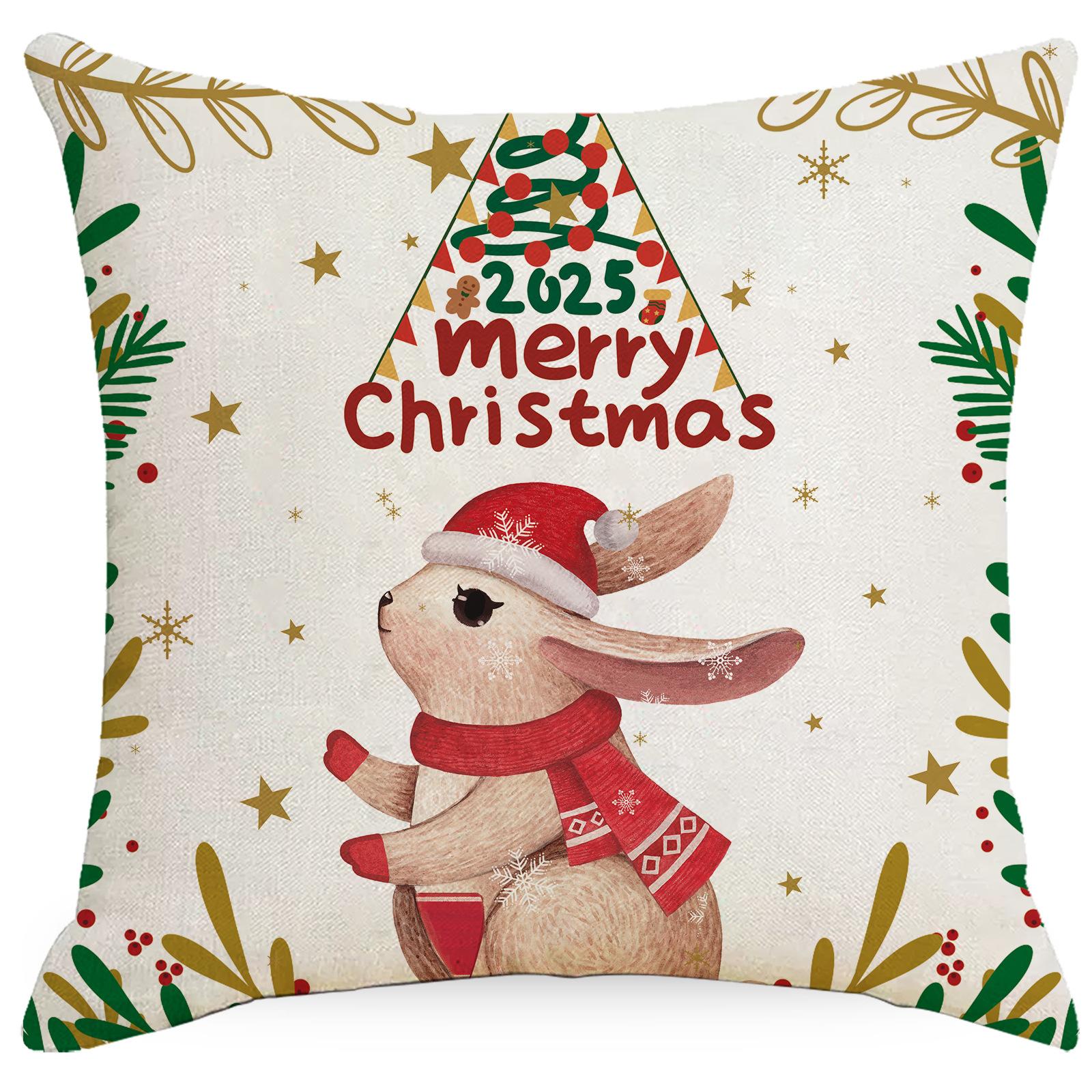 New Christmas Cartoon Pillow Cover Living Room Sofa Bedroom Backrest Single Side Linen Festive Ornament Pillow X 45 * 45Cm
New Christmas Cartoon Pillow Cover Living Room Sofa Bedroom Backrest Single Side Linen Festive Ornament Pillow X 45 * 45Cm