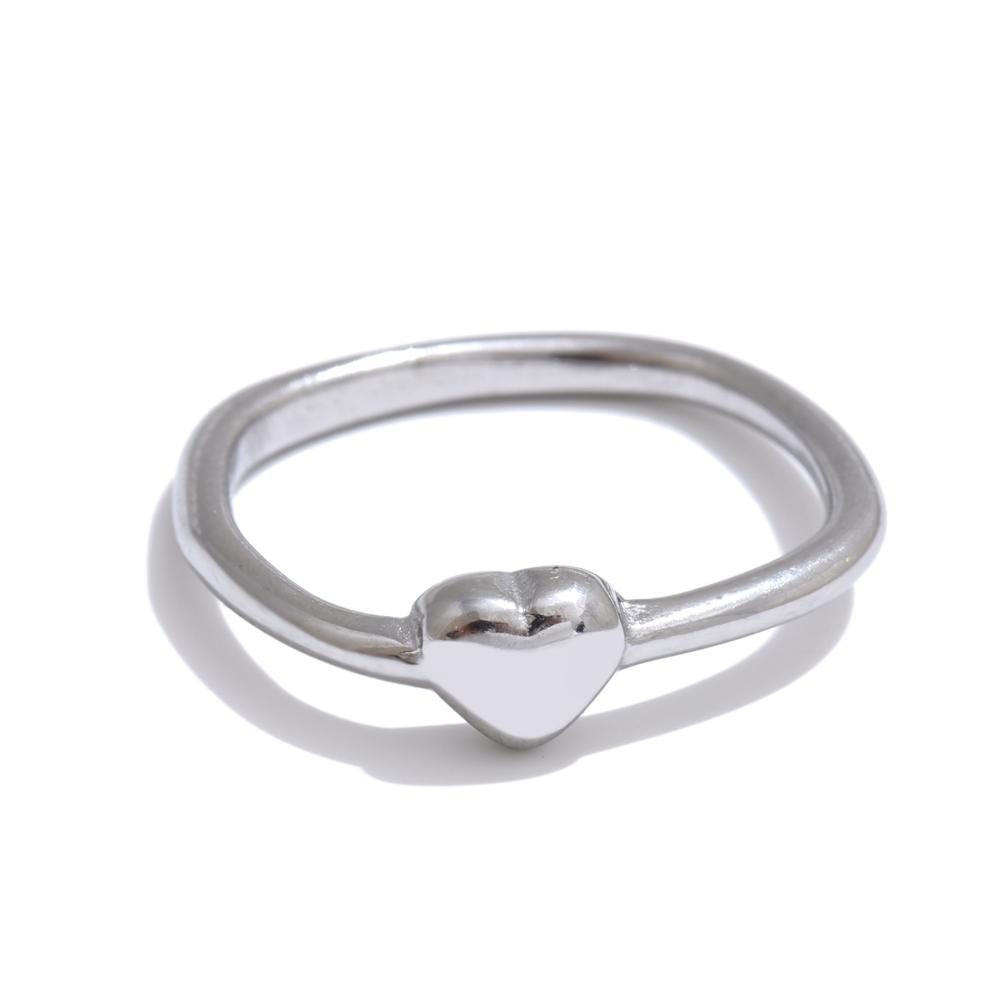 Yhpup 678# Stainless Steel Casting Heart Love Chic Unique Shape Ring Water Resistant Minimalist Women Daily Jewelry Wholesale 6
Yhpup 678# Stainless Steel Casting Heart Love Chic Unique Shape Ring Water Resistant Minimalist Women Daily Jewelry Wholesale 6