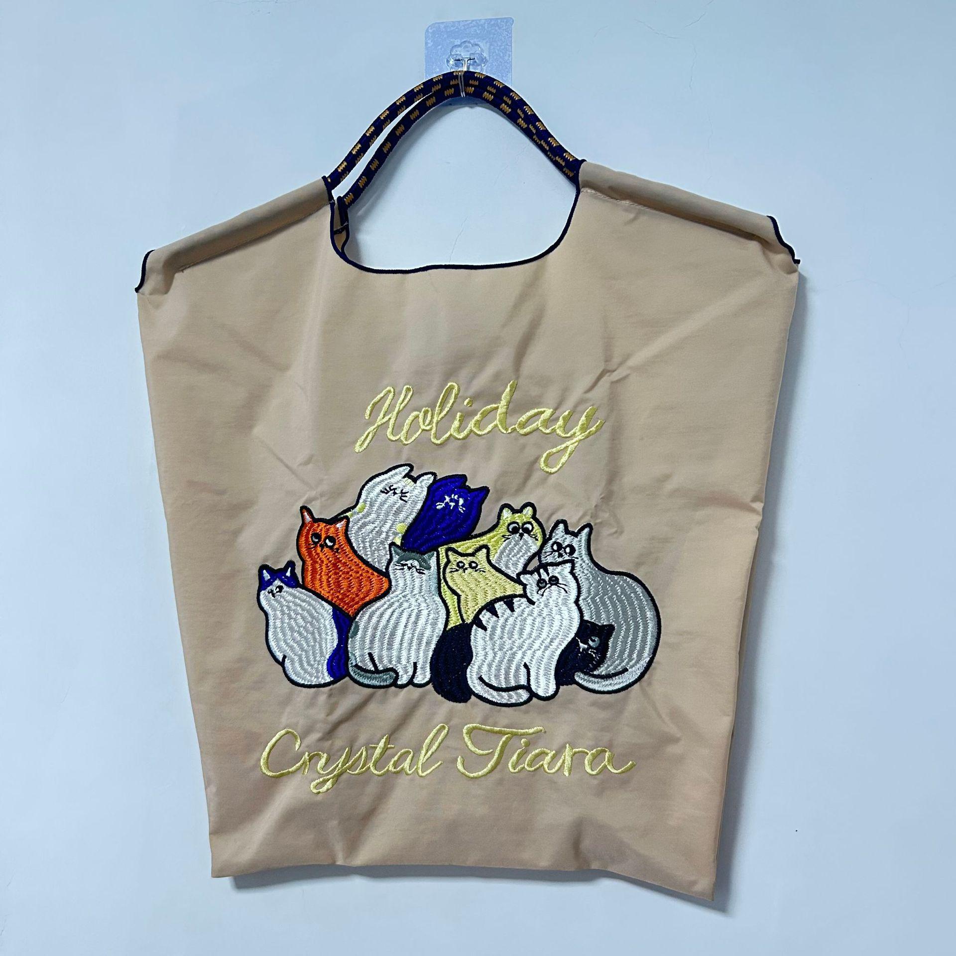 Экологичная ручной работы нейлоновая сумка-тоут в японском стиле с вышивкой в виде цветов Medium
Экологичная ручной работы нейлоновая сумка-тоут в японском стиле с вышивкой в виде цветов Medium