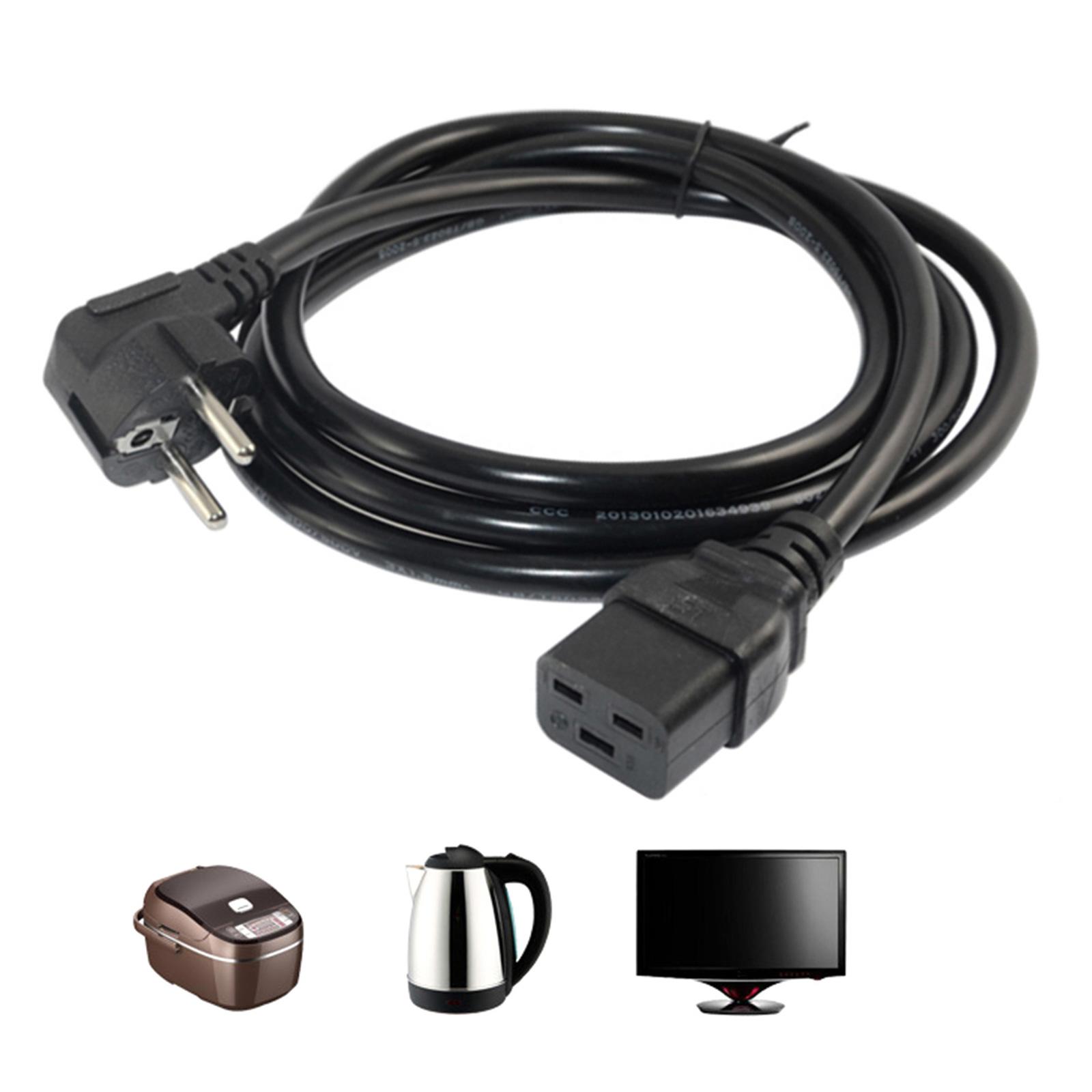 Шнур питания или кабель SchukoMale с разъемом IEC320 C19, 10 А, 250 В, 2-контактный кабель для компьютера с блоком распределения питания ИБП, 1,8 м/5,9 фута
Шнур питания или кабель SchukoMale с разъемом IEC320 C19, 10 А, 250 В, 2-контактный кабель для компьютера с блоком распределения питания ИБП, 1,8 м/5,9 фута