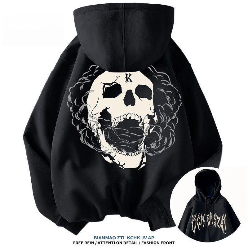 American Street Trendy Brand Skull Element Printed Fashion Trend Hoodie High Street Men s Casual Loose Hoodie With Hat M
American Street Trendy Brand Skull Element Printed Fashion Trend Hoodie High Street Men s Casual Loose Hoodie With Hat M