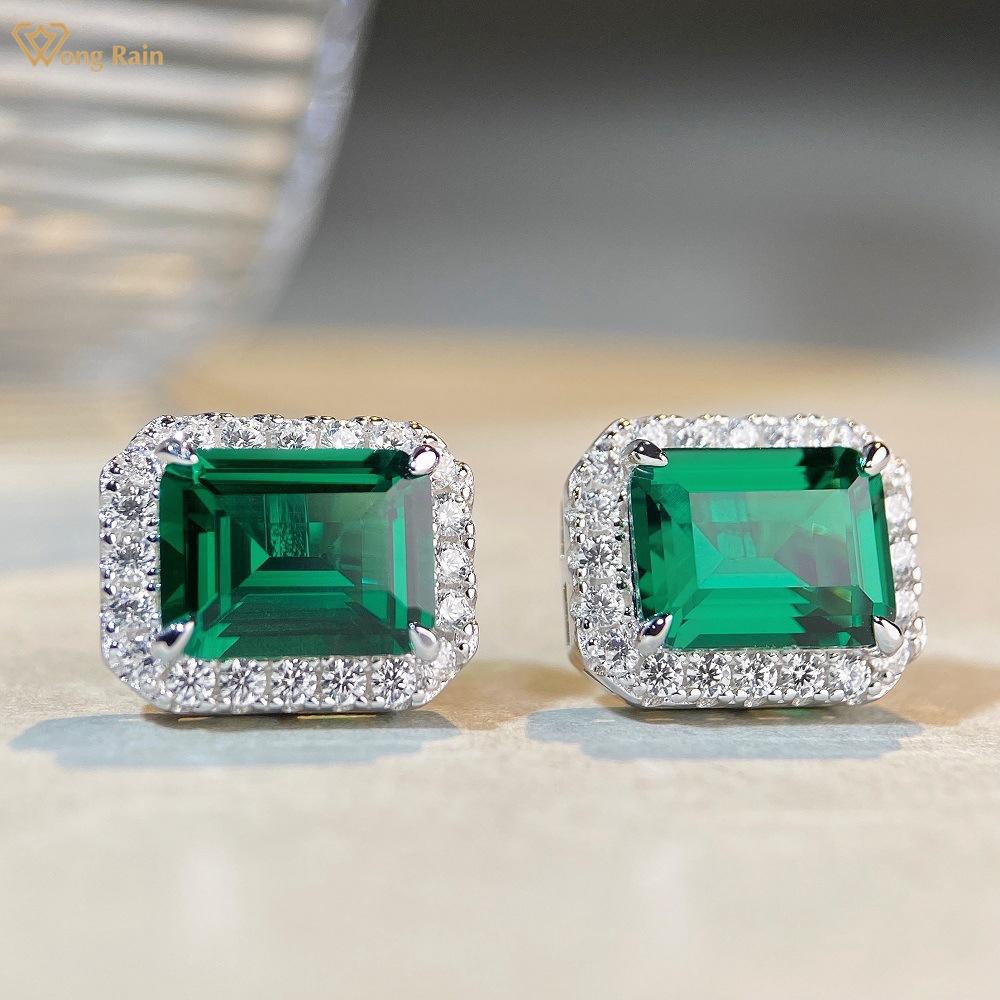 Wong Rain Solid из стерлингового серебра 925 пробы изумрудной огранки 3 CT AAAAA цирконы драгоценный камень винтажные серьги-гвоздики для женщин изящные ювелирные изделия зелёный
Wong Rain Solid из стерлингового серебра 925 пробы изумрудной огранки 3 CT AAAAA цирконы драгоценный камень винтажные серьги-гвоздики для женщин изящные ювелирные изделия зелёный
