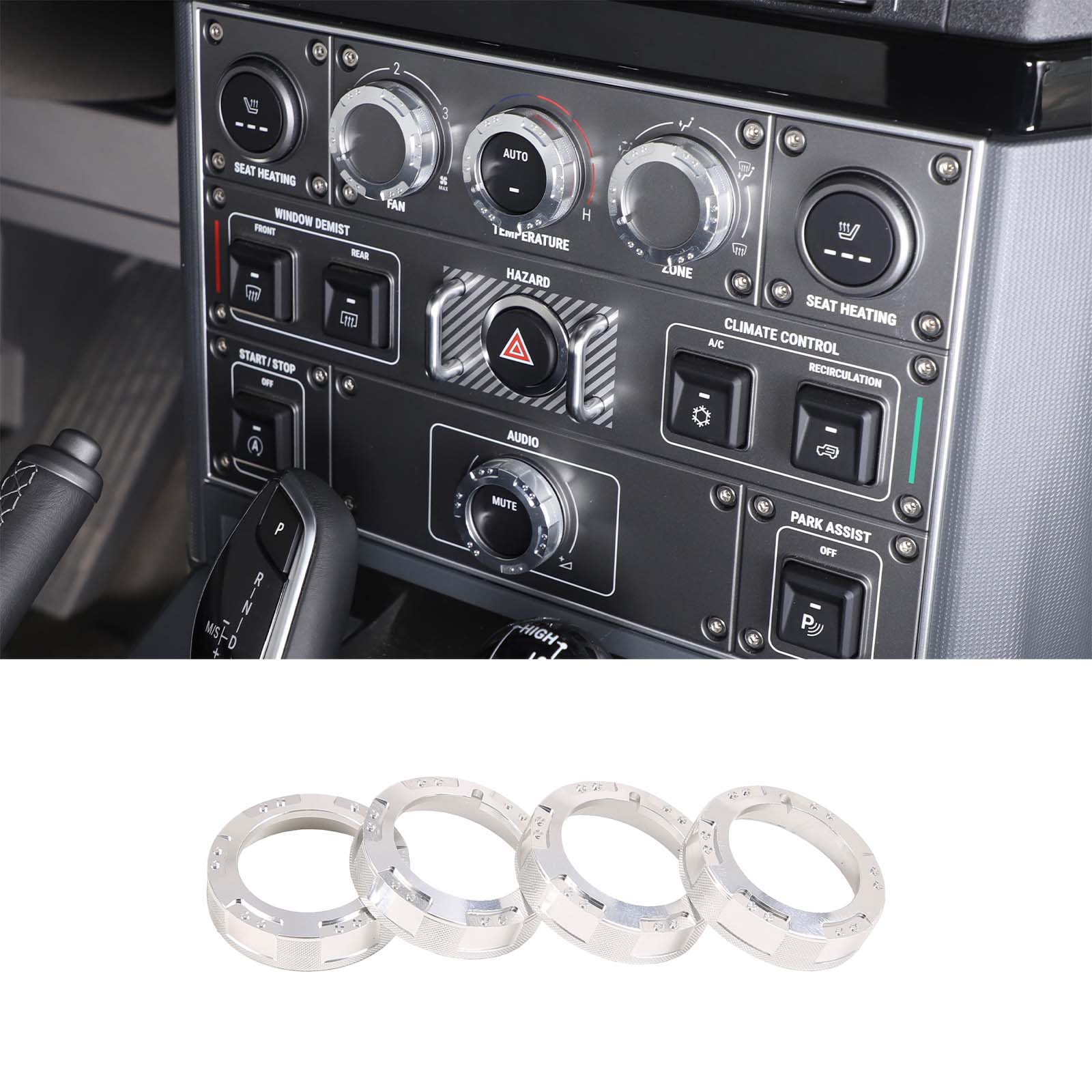 For INEOS Grenadier 2020-2026 Aluminum Alloy Red Car Central Control Air Conditioning Volume Knob Ring Decorative Accessories
For INEOS Grenadier 2020-2026 Aluminum Alloy Red Car Central Control Air Conditioning Volume Knob Ring Decorative Accessories