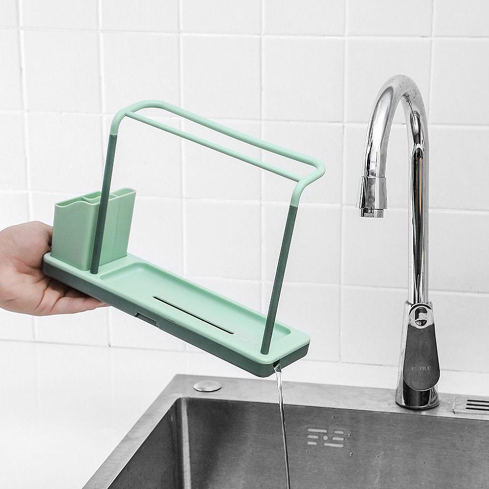 Съемный держатель для губки, двухполюсный, кухонные аксессуары, стеллаж для хранения инструментов, бытовой 
Съемный держатель для губки, двухполюсный, кухонные аксессуары, стеллаж для хранения инструментов, бытовой