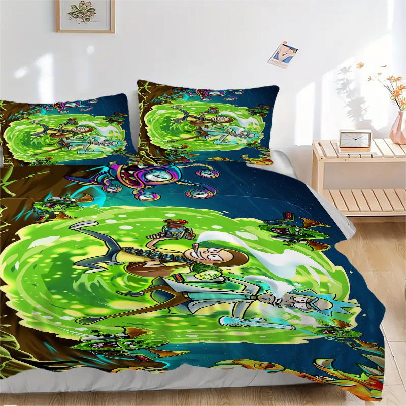 Rick and Morty: Space Adventure Bedding Set Comforter Cover Gift for Bedroom,Includes 1 Cover and 2 Pillowcases, No InsertB295 135x200cm
Rick and Morty: Space Adventure Bedding Set Comforter Cover Gift for Bedroom,Includes 1 Cover and 2 Pillowcases, No InsertB295 135x200cm