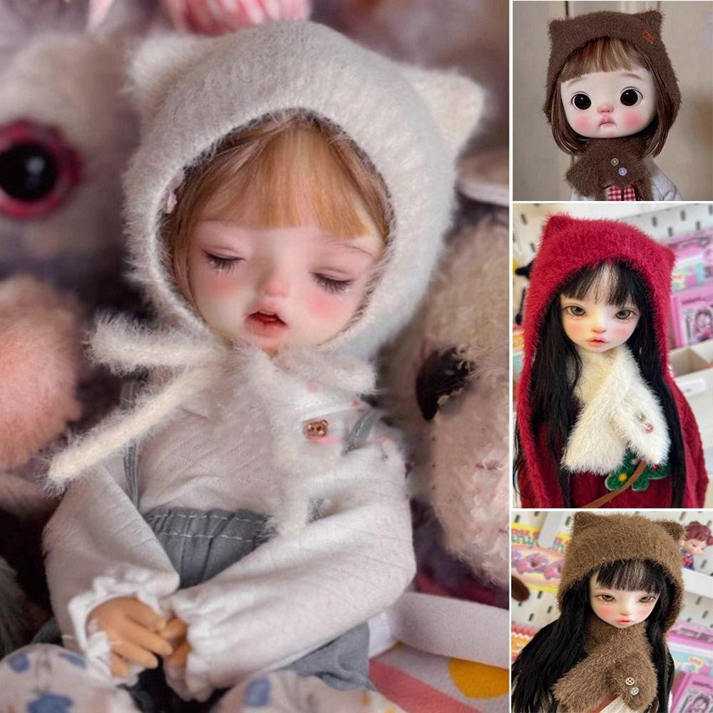 Fashion Fur Cat Ear Hat DIY Handmade Woolen Hat Doll Scarf for 1/4 1/6 BJD 30/45cm Dolls 1/4 Doll Brown Hat
Fashion Fur Cat Ear Hat DIY Handmade Woolen Hat Doll Scarf for 1/4 1/6 BJD 30/45cm Dolls 1/4 Doll Brown Hat