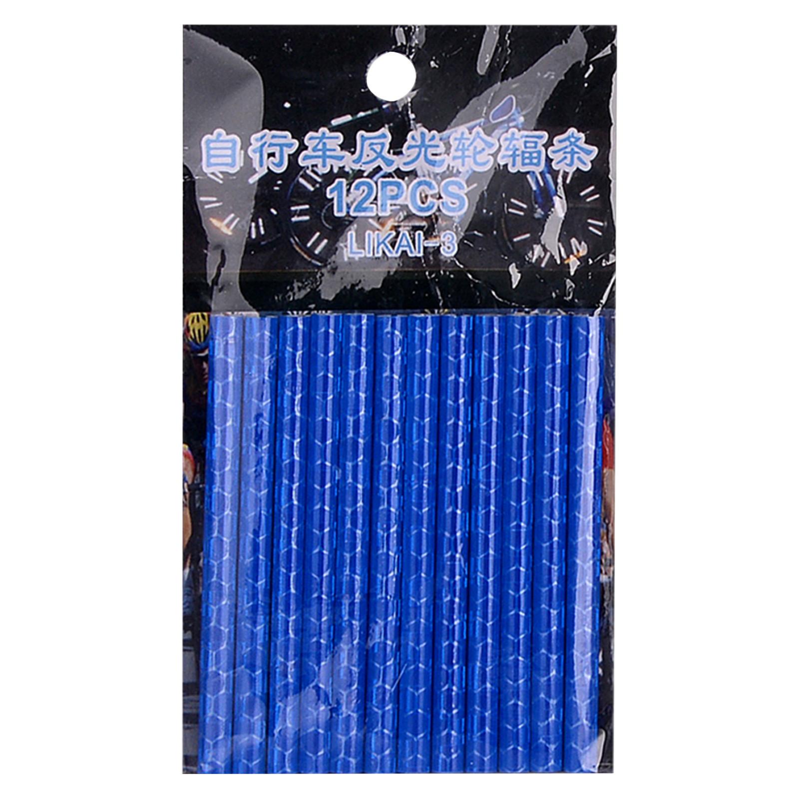 12 шт., велосипедное колесо, спицы, отражатель, светоотражающее крепление, зажим для трубки, велосипедные полоски One Size синий
12 шт., велосипедное колесо, спицы, отражатель, светоотражающее крепление, зажим для трубки, велосипедные полоски One Size синий
