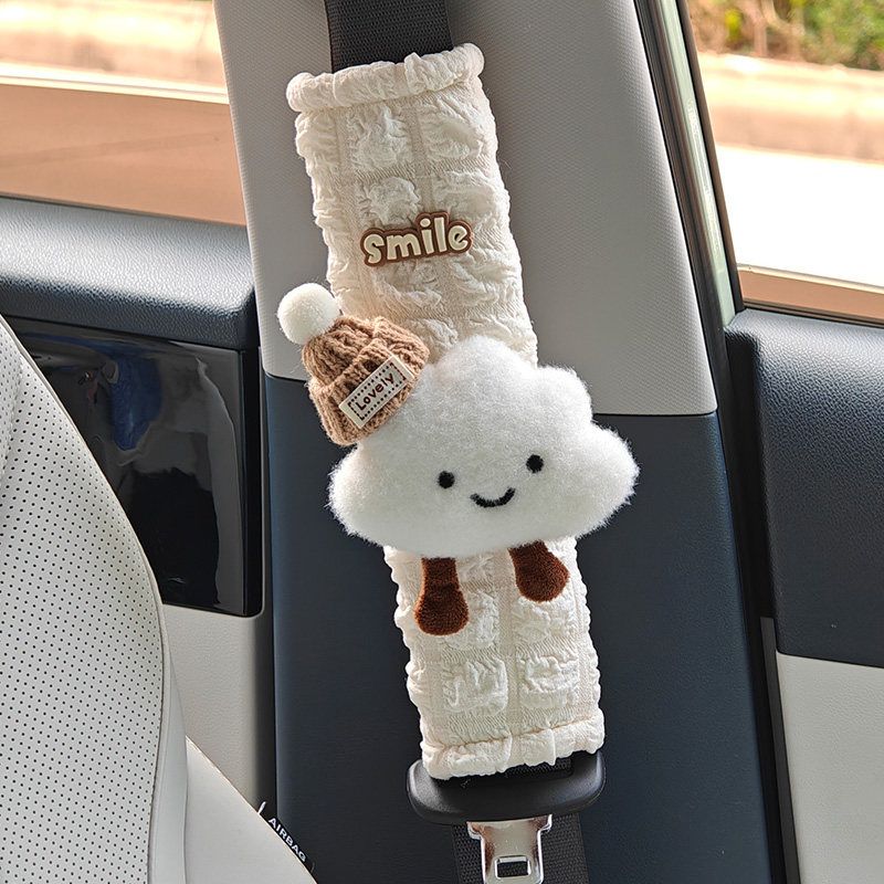 Car Seat Belt Shoulder Pads, Cute Cartoon Cloud Seat Belt Protectors, Car Interior Decoration Items, Suitable for All Seasons Cloud Hat Safety Belt Shoulder Pads
Car Seat Belt Shoulder Pads, Cute Cartoon Cloud Seat Belt Protectors, Car Interior Decoration Items, Suitable for All Seasons Cloud Hat Safety Belt Shoulder Pads