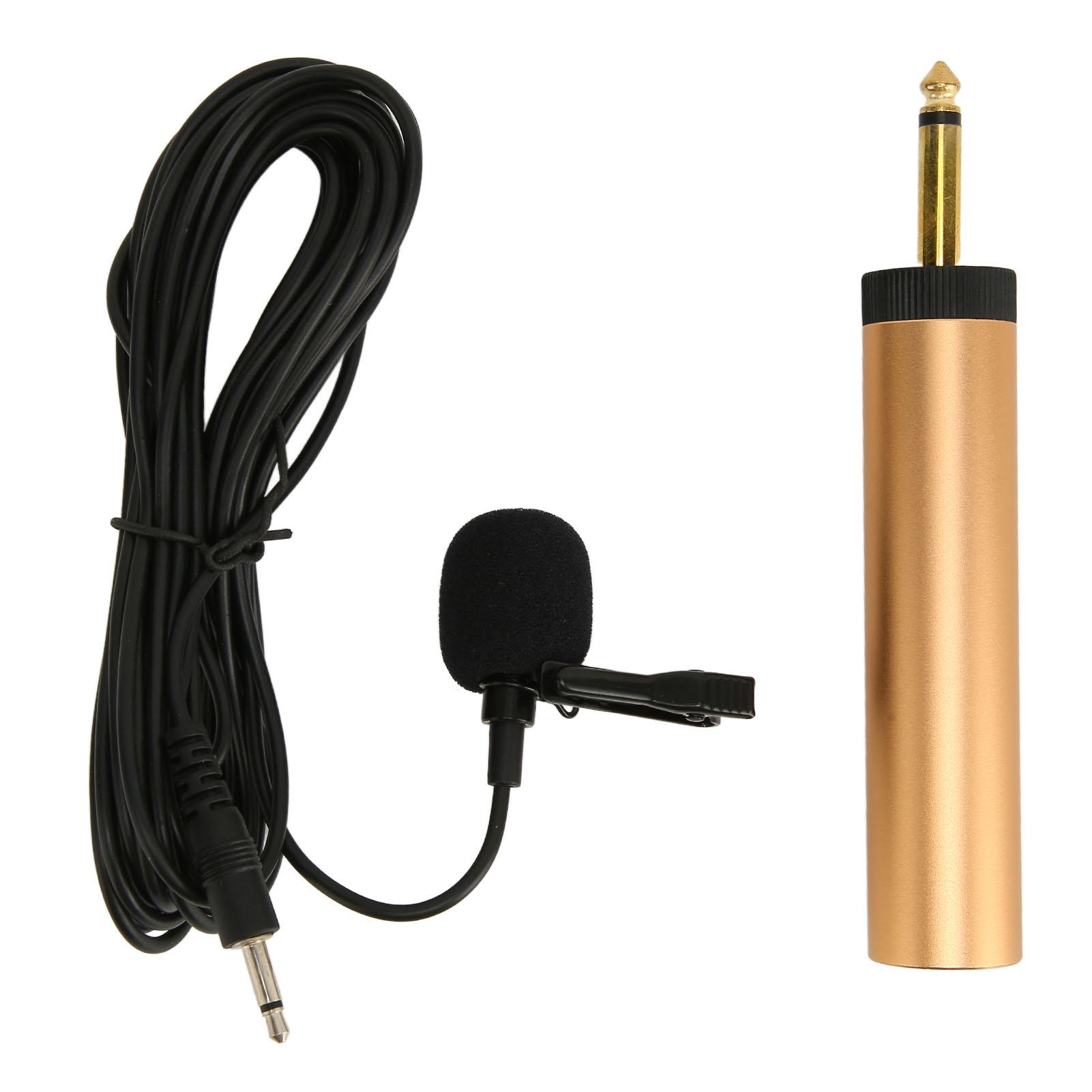 3.5mm Wired Lavalier Microphone 16.4ft Cable Portable Omnidirectional Condenser Clip On Lapel Mic
3.5mm Wired Lavalier Microphone 16.4ft Cable Portable Omnidirectional Condenser Clip On Lapel Mic