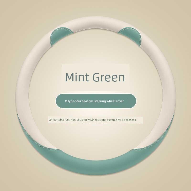 Car Steering Wheel Cover for All Seasons, Compatible with Binguo, Tanyue, Dolphin, Panda, Karting, Binyue, Galaxy L6, Xingyue, Leather Handle Cover Leather-Mint Green-Round
Car Steering Wheel Cover for All Seasons, Compatible with Binguo, Tanyue, Dolphin, Panda, Karting, Binyue, Galaxy L6, Xingyue, Leather Handle Cover Leather-Mint Green-Round