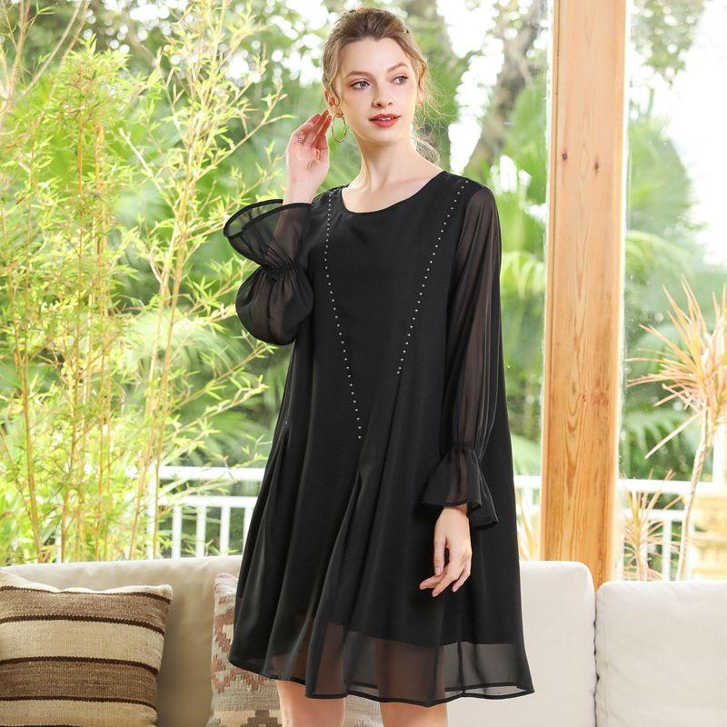 Stylish Loose Belly-Covering Chiffon Dress Picture Color XL
Stylish Loose Belly-Covering Chiffon Dress Picture Color XL