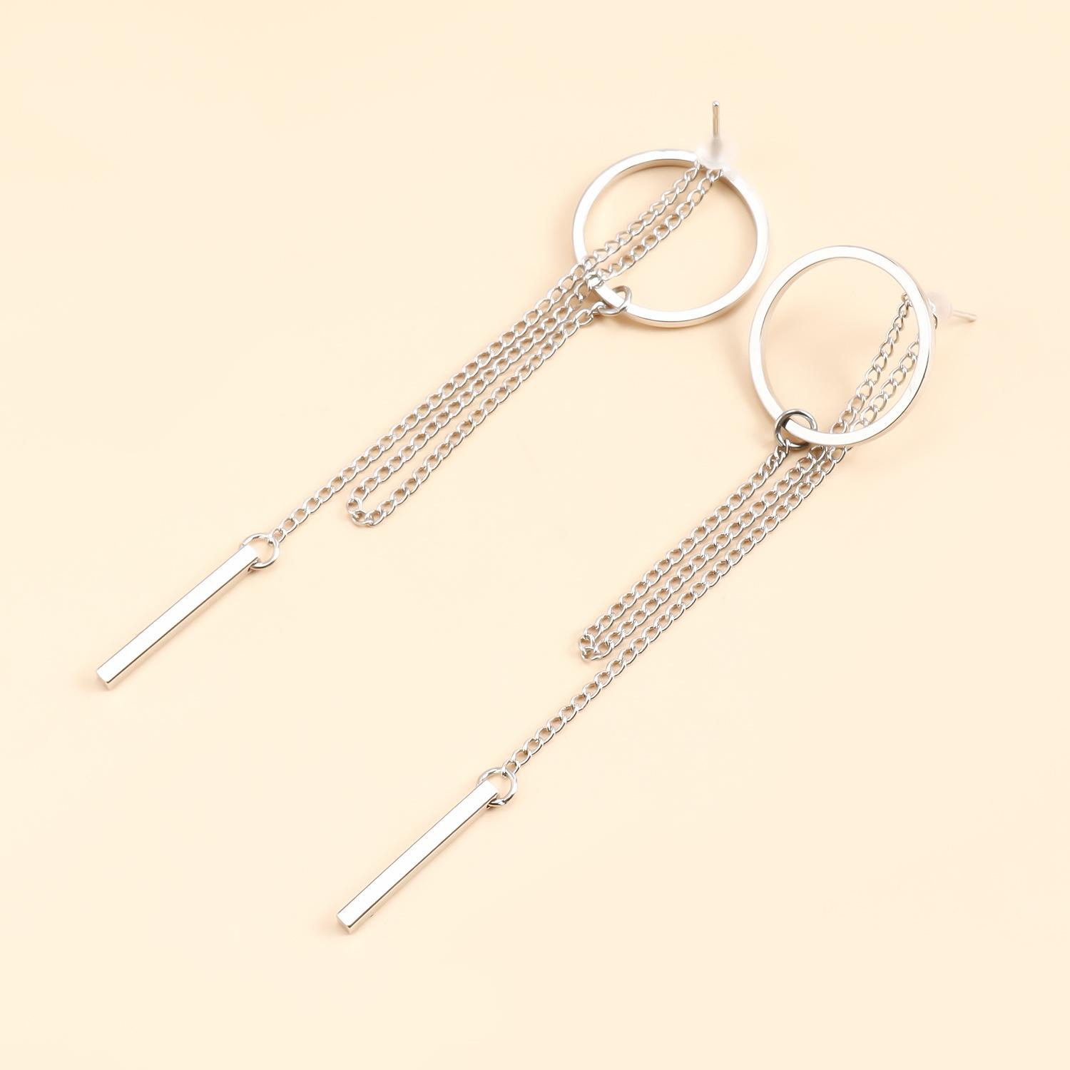 Минималистичные круглые длинные серьги-подвески с кисточками для женщин, геометрические серьги-подвески в виде палочек, модные ювелирные изделия, подарки серебряный
Минималистичные круглые длинные серьги-подвески с кисточками для женщин, геометрические серьги-подвески в виде палочек, модные ювелирные изделия, подарки серебряный