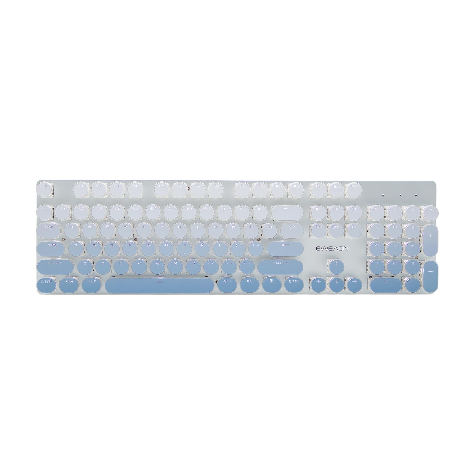 EWEADN V30 Typewriter Keyboard, Mechanical Gaming Keyboard, Gradient Keycaps, All Keys with Anti-Collision LED Luminous Backlight, Compatible with
EWEADN V30 Typewriter Keyboard, Mechanical Gaming Keyboard, Gradient Keycaps, All Keys with Anti-Collision LED Luminous Backlight, Compatible with