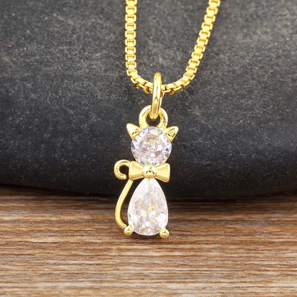 Nidin Light Luxury Elegant Aesthetic Cat Shape Pendant Necklace For Women Pave Rhinestones Cute Clavicle Chain Jewelry Fine Gift золотий
Nidin Light Luxury Elegant Aesthetic Cat Shape Pendant Necklace For Women Pave Rhinestones Cute Clavicle Chain Jewelry Fine Gift золотий