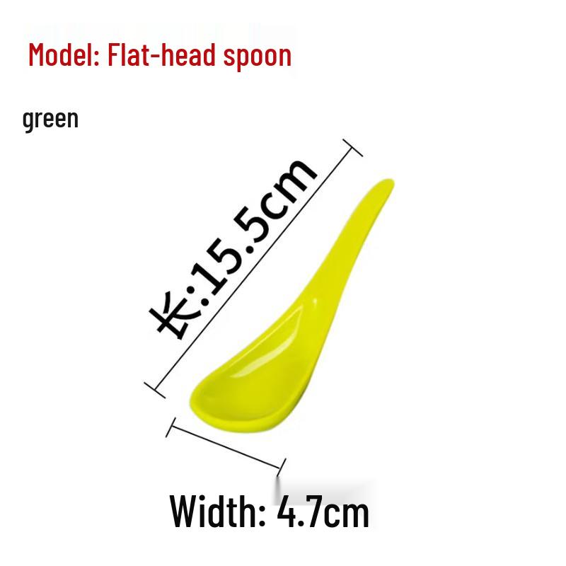 Colorful Melamine Restaurant Soup Spoons (10-Pack)
Colorful Melamine Restaurant Soup Spoons (10-Pack)