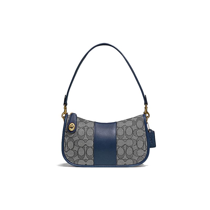COACH Swinger 23 Presbyopia Fabric and Leather Mahjong Bag Underarm Bag Crossbody Shoulder Bag Women s Navy Blue синій
COACH Swinger 23 Presbyopia Fabric and Leather Mahjong Bag Underarm Bag Crossbody Shoulder Bag Women s Navy Blue синій
