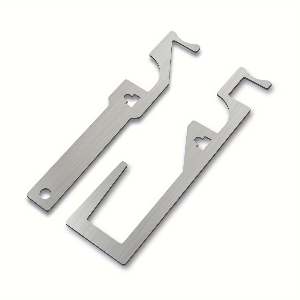 Stainless Steel Multifunctional Lever Tools Lock Installation Bottle Opener Manual Tools 2PCS
Stainless Steel Multifunctional Lever Tools Lock Installation Bottle Opener Manual Tools 2PCS