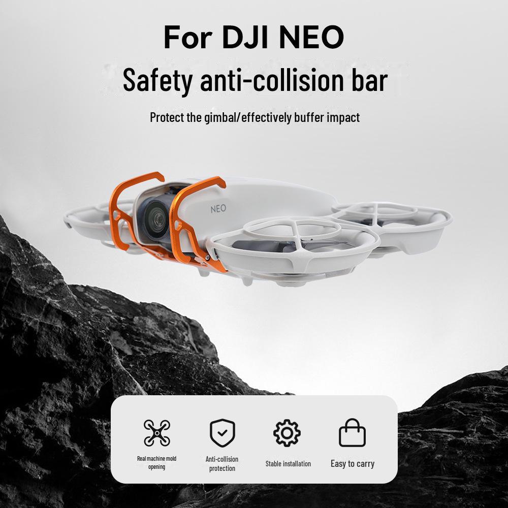 Рама DJI NEO з алюмінієвого сплаву проти зіткнень для дронів - легке розбирання та захист помаранчевий
Рама DJI NEO з алюмінієвого сплаву проти зіткнень для дронів - легке розбирання та захист помаранчевий