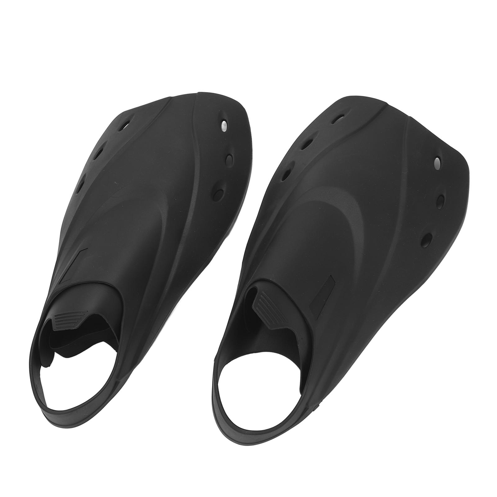 2Pcs Short Fins Smoother Edges Drain Hole Design Moderate Softness Adjustable TPR Swimming Fins for Diving
2Pcs Short Fins Smoother Edges Drain Hole Design Moderate Softness Adjustable TPR Swimming Fins for Diving