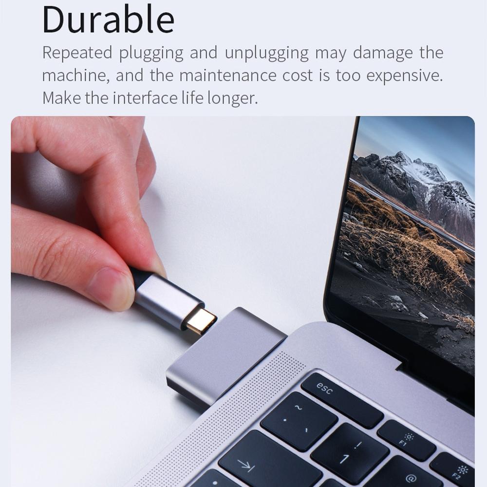 USB+Type-C Female to 2x Type-C Male Converter USB 3.1 10GB Aluminum Alloy Adapter As Shown A
USB+Type-C Female to 2x Type-C Male Converter USB 3.1 10GB Aluminum Alloy Adapter As Shown A
