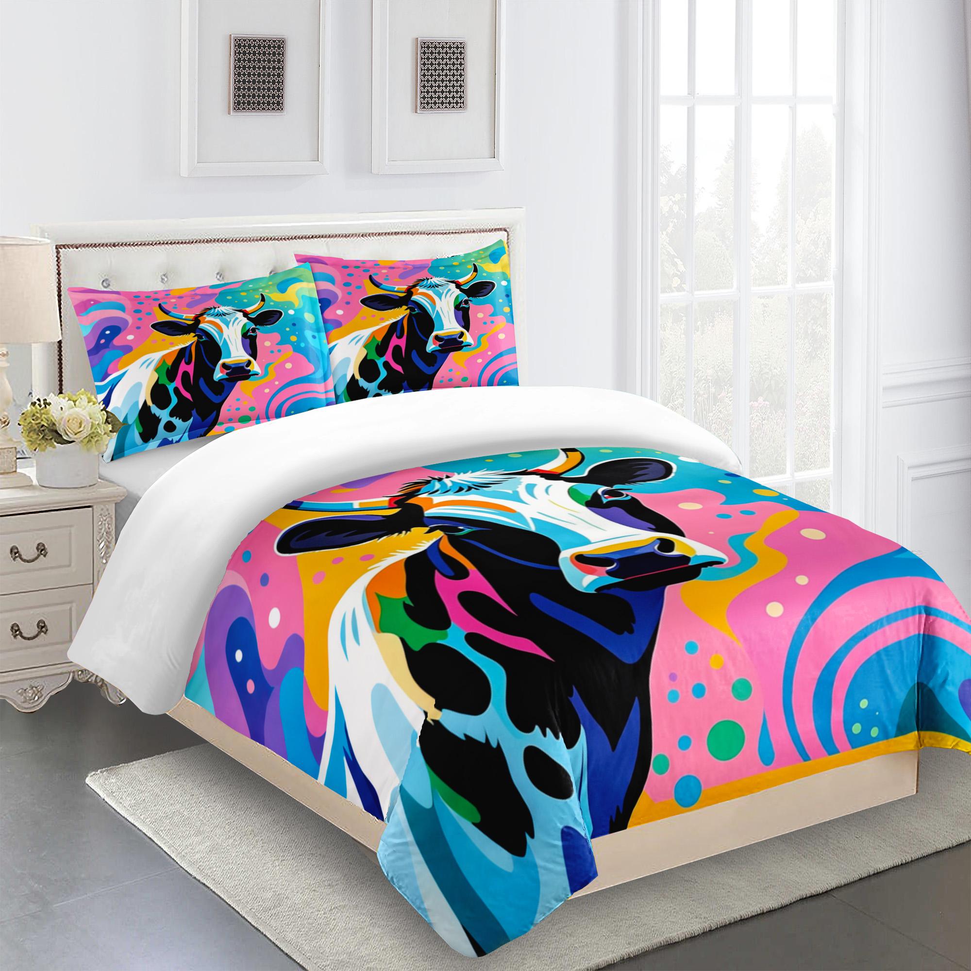 Bedding Set Cattle Pattern Duvet Cover Kids Adult Bed Set Room Decor Four Season Duvet Cover 1pcs ,with1-2 Pillowcases 135*200cm&Sham
Bedding Set Cattle Pattern Duvet Cover Kids Adult Bed Set Room Decor Four Season Duvet Cover 1pcs ,with1-2 Pillowcases 135*200cm&Sham