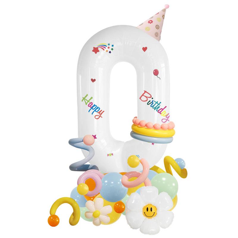 Small fresh creative funny daisy 40 inch digital sticker birthday balloon column set Digital Column 0
Small fresh creative funny daisy 40 inch digital sticker birthday balloon column set Digital Column 0