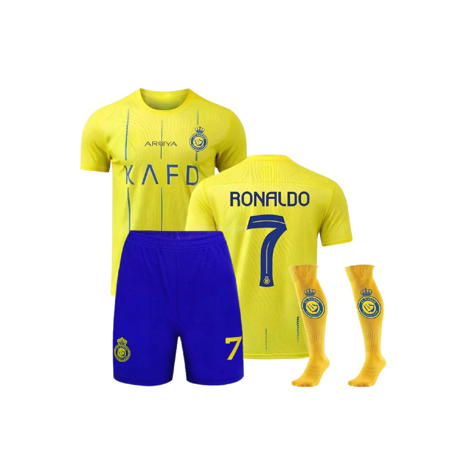Детский комплект из джерси Криштиану Роналду Al-Nassr, новый сезон, комплект из джерси Cr7, шорты, носки
Детский комплект из джерси Криштиану Роналду Al-Nassr, новый сезон, комплект из джерси Cr7, шорты, носки