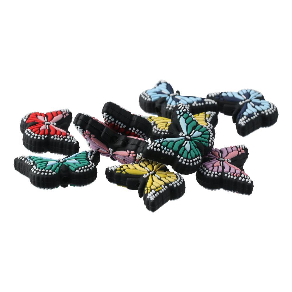 Butterfly shape Butterfly Beads Mix color Silicone Beads Various Handicrafts Beaded Pen DIY crafts
Butterfly shape Butterfly Beads Mix color Silicone Beads Various Handicrafts Beaded Pen DIY crafts