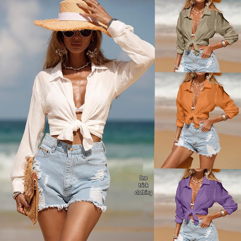 European & American Sexy Beach Bikini Long Sleeve Roll-Up Top Swimsuit Large фіолетовий
European & American Sexy Beach Bikini Long Sleeve Roll-Up Top Swimsuit Large фіолетовий